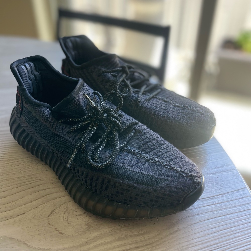Black Knit Sneakers
